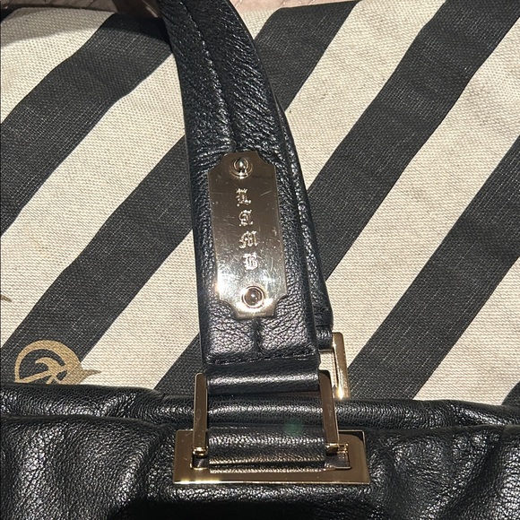 L.A.M.B. Black and White Striped Bag - Picture 3 of 13